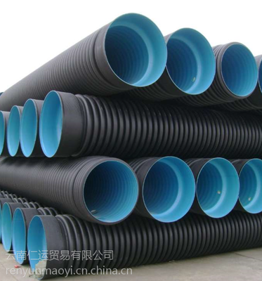 昆明pe雙壁波紋管,HDPE,400mmx6米,昆明雙壁波紋管哪里買,昆明波紋管多少錢